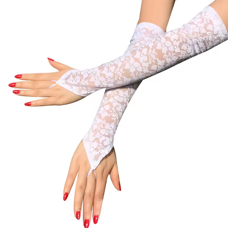 Long Sleeve Gloves for Lady Wedding Bridal