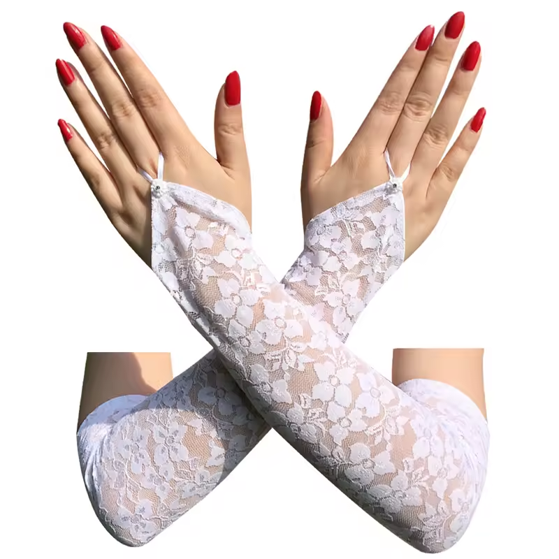 Long Sleeve Gloves for Lady Wedding Bridal